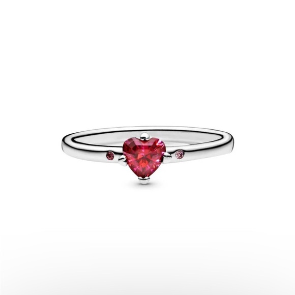 NWT Pandora Pink Heart Ring - Picture 3 of 10